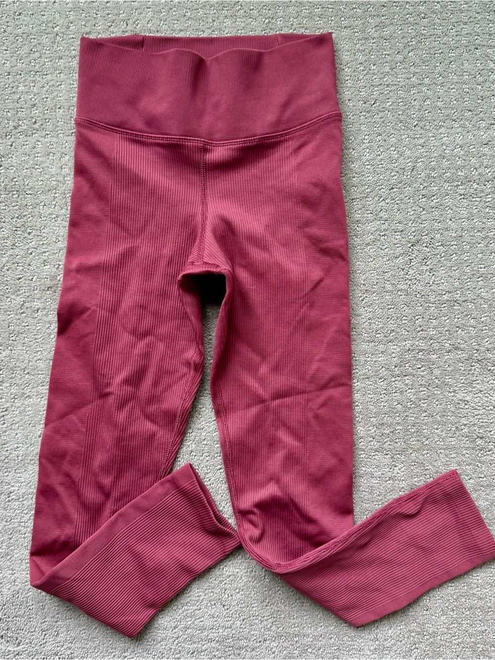Athleta Kids Ribbed Leggings - Dusty Rose